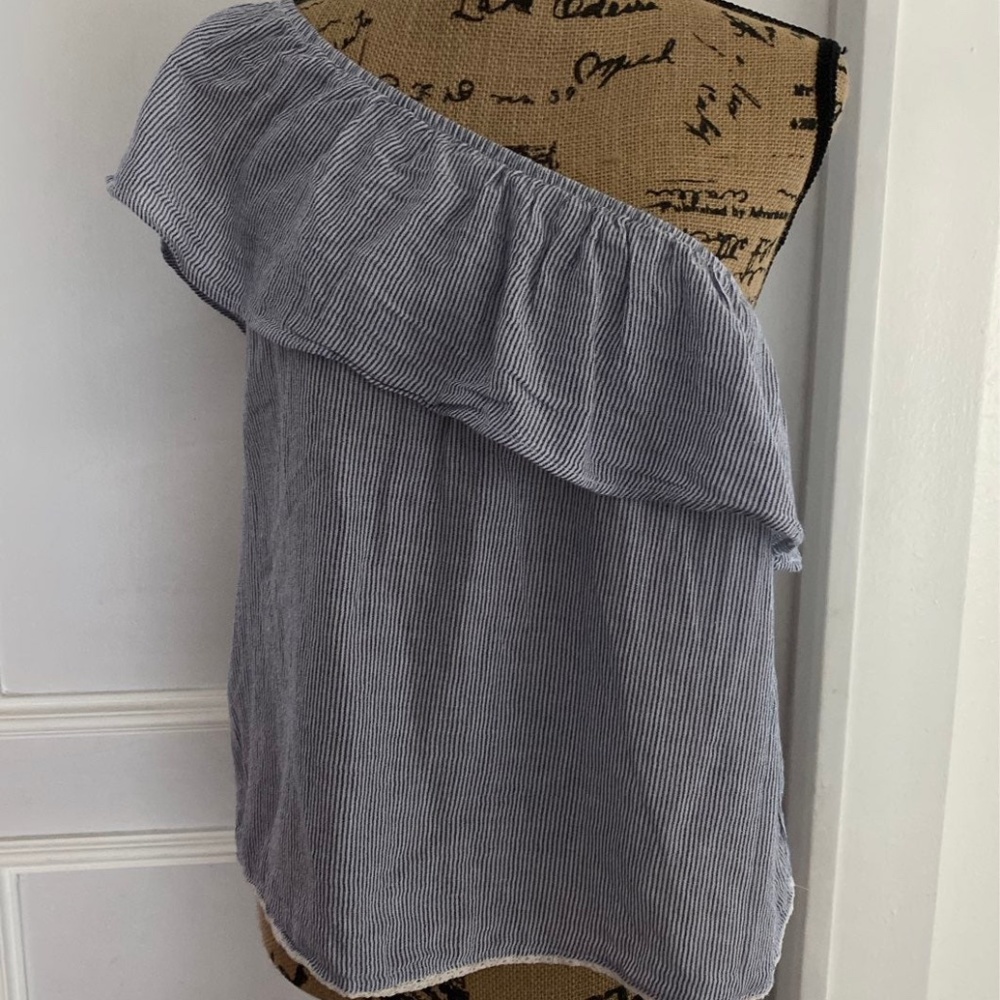 Saks Fifth Ave One Shoulder Top